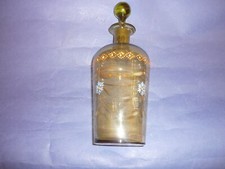 Carafe en verre émaillé vers