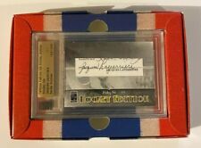 Jacques LAPERRIERE 1/1 Signature HABS Signed HOF 6 Stanley Cups  Auto dec. 2006