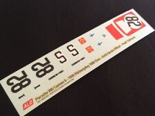 1968 NÜRBURGRING #82 PORSCHE 906 ANTTI AARNIO-WIHURI/PAULI TOIVONEN 1:43 DECALS