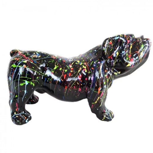 Statue résine bouledogue - en,