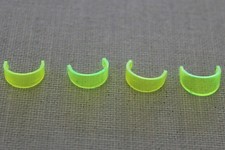 Lego 4 x Visiere de Casque Trans Yellow Lot 0435