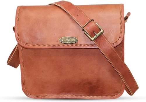 Sac besace cuir vintage - en,