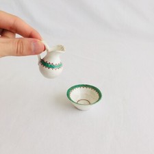 1 basin toilet jug dinette doll antique porcelain?