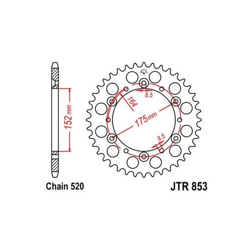 Yamaha 125 couronne en - yz,