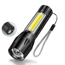 8000lm Lampe Torche LED Ultra Puissante Lampe de Poche Rechargeable USB FR