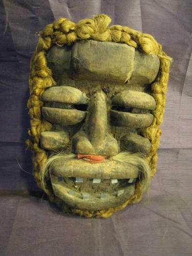 Masque tibal bois - tibal,