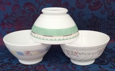 ARCOPAL * BOL pied douche x 3