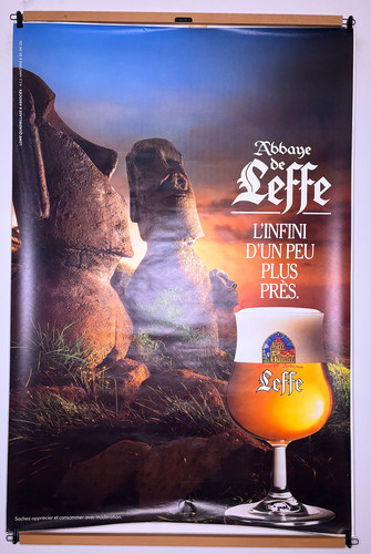 Affiche pub vintage abbaye - abbaye, de