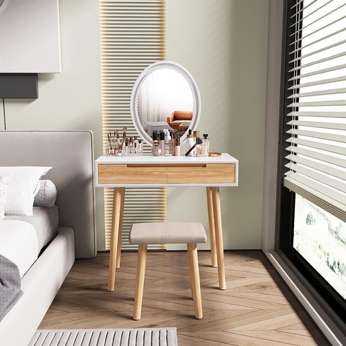 Coiffeuse blanche table - blanche, de