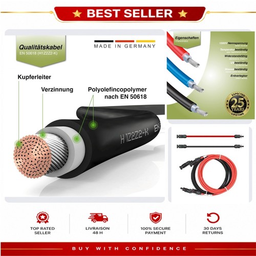 Câble solaire solartronics - câble,
