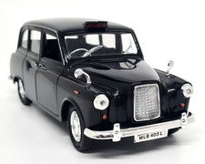 Polistil 1/30 - Austin London Taxi Black Cab S711 Vintage Diecast Model Car