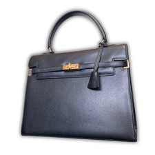 MORABITO Black Scala 28 Calf Leather Handbag from Japan Rare MMRe20