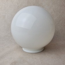 Globe Verre Blanc Opaline