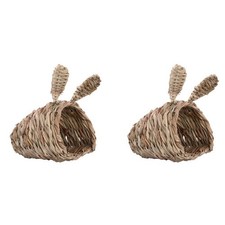 2X Paille Tissée pour Animaux