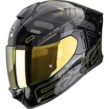 Scorpion - Casque De Moto M - EXO-530 Air Fond - Noir Fluorescent Jaune