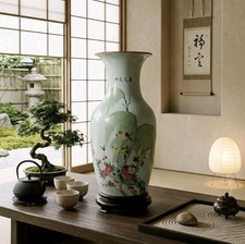 grand vase en porcelaine de