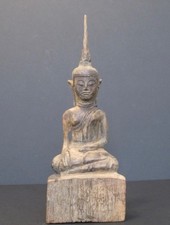 Ancien Bouddha Lao en Bois