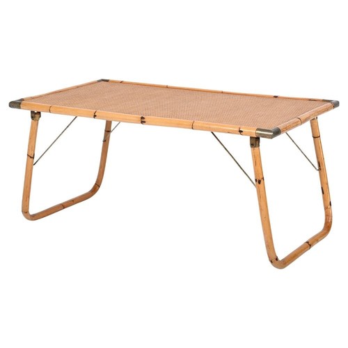 Table bambou osier pliante - table,