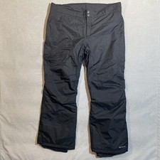 Columbia Women's Bugaboo Snow Ski Pants Omni-Heat Black Bottoms 1X