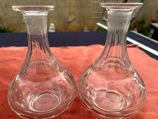 2 Anciennes Carafes en Cristal