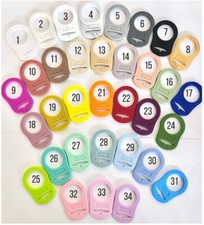 Anneau en Silicone Tétine Adaptateur pour Chaîne de Fixation Couleur au Choix