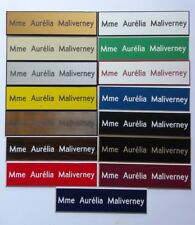 Plaque de boite aux lettres 1