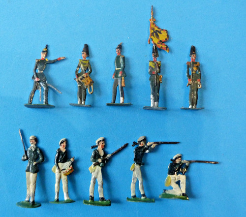 Plats étain zinnfiguren - zinnfiguren,