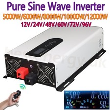8KW 10KW 12KW Power Pure Sine Wave Solar Inverter 12/24/48/60/96V to 110V-240V