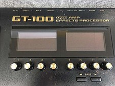 Boss GT-100 Version 2 Multi-Effects Pedal Amp Processor Guitar w/ Power Cable Jp
