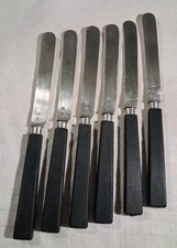 6 COUTEAUX A FRUITS EN EBENE