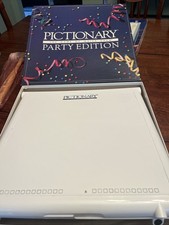 Pictionary Party Edition Game 1989 Classic Drawing Board Game Complete Excellen