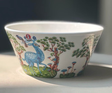 Iittala Satumetsa Bowl 15cm 600ml Green Klaus Haapaniemi 2009 Finland