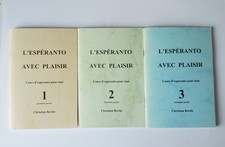 L'espéranto Avec Plaisir, Tomes 1,2 Et 3 / Bertin / Cours Pour Tous