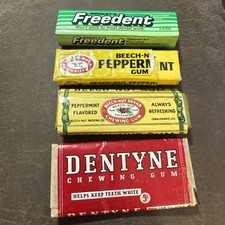 4 Packs Of Vintage Chewing Gum