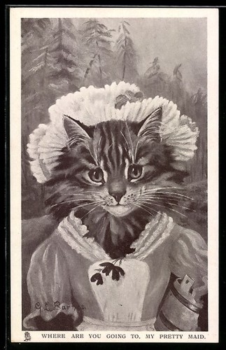 Carte postale jeune - , de