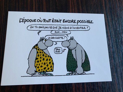 Carte postale bon - bon, baisers