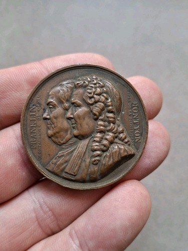 Medaille société montyon et - medaille,,