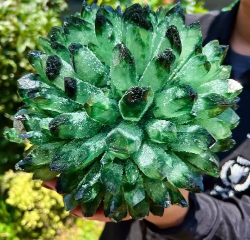 Cluster quartz vert - en,
