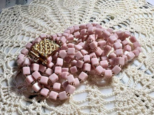 Collier 3 rangs perles pâte