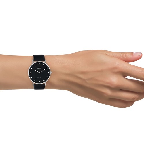 Oozoo cuir montre unisex - oozoo,