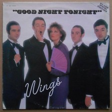 Maxi 45 tours Wings " Good night tonight "