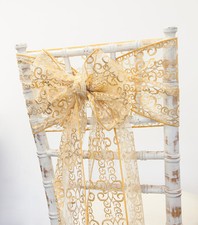 Noël Or Métallique Tourbillon Bronzage Écharpe, Hottes Ou Chemins de Table