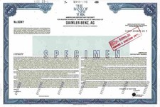 Daimler Benz AG 1986 Stuttgart Mercedes Chrysler Jeep ADR New York Specimen 50 M