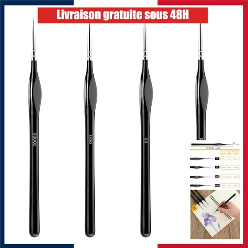 Pinceaux fins peinture