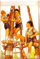 PIERRE JOUBERT POSTCARD - Camp Construction - JL Foncine - Ed. Carrick