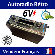 Autoradio Rétro Vintage Neuf Bluetooth USB FM – 6V Haut de gamme