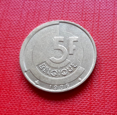 Pièce belgique 5 francs - belgique,