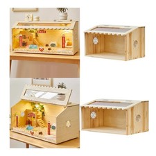 Éleveuse pour poussins, vue panoramique, accès facile, en bois, pour