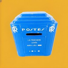 TIRELIRE BLEUE LA POSTE  EN