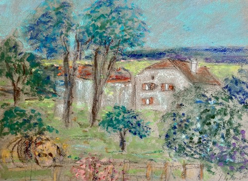 Peinture pastel gras - peinture,